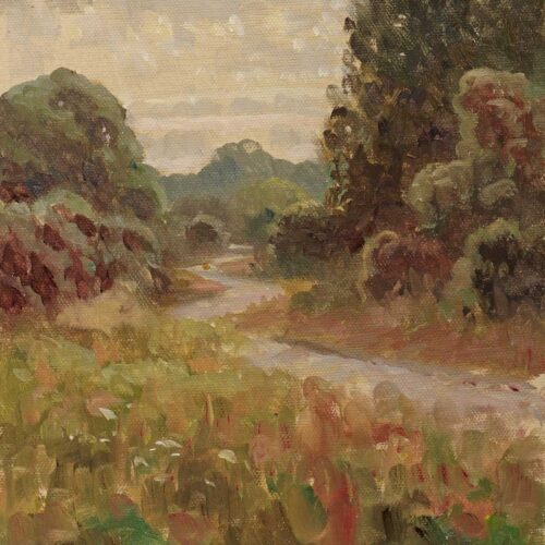 Original Oil Painting - Martlesham Heath