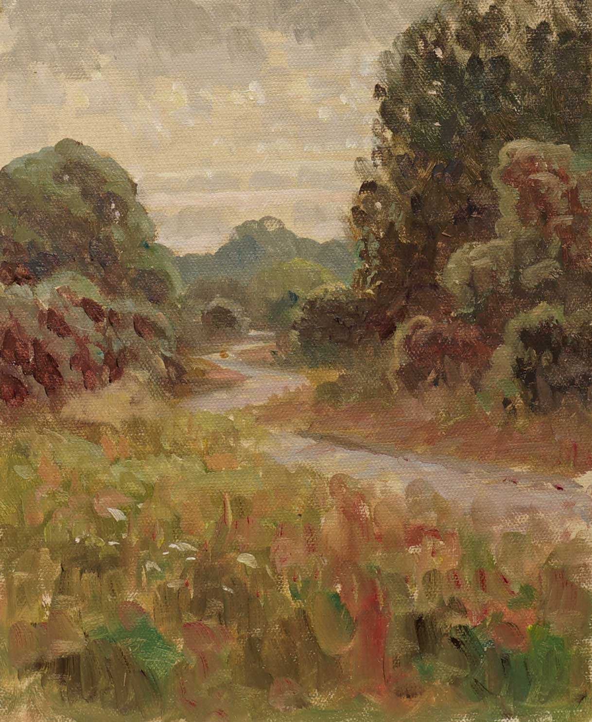 Original Oil Painting - Martlesham Heath