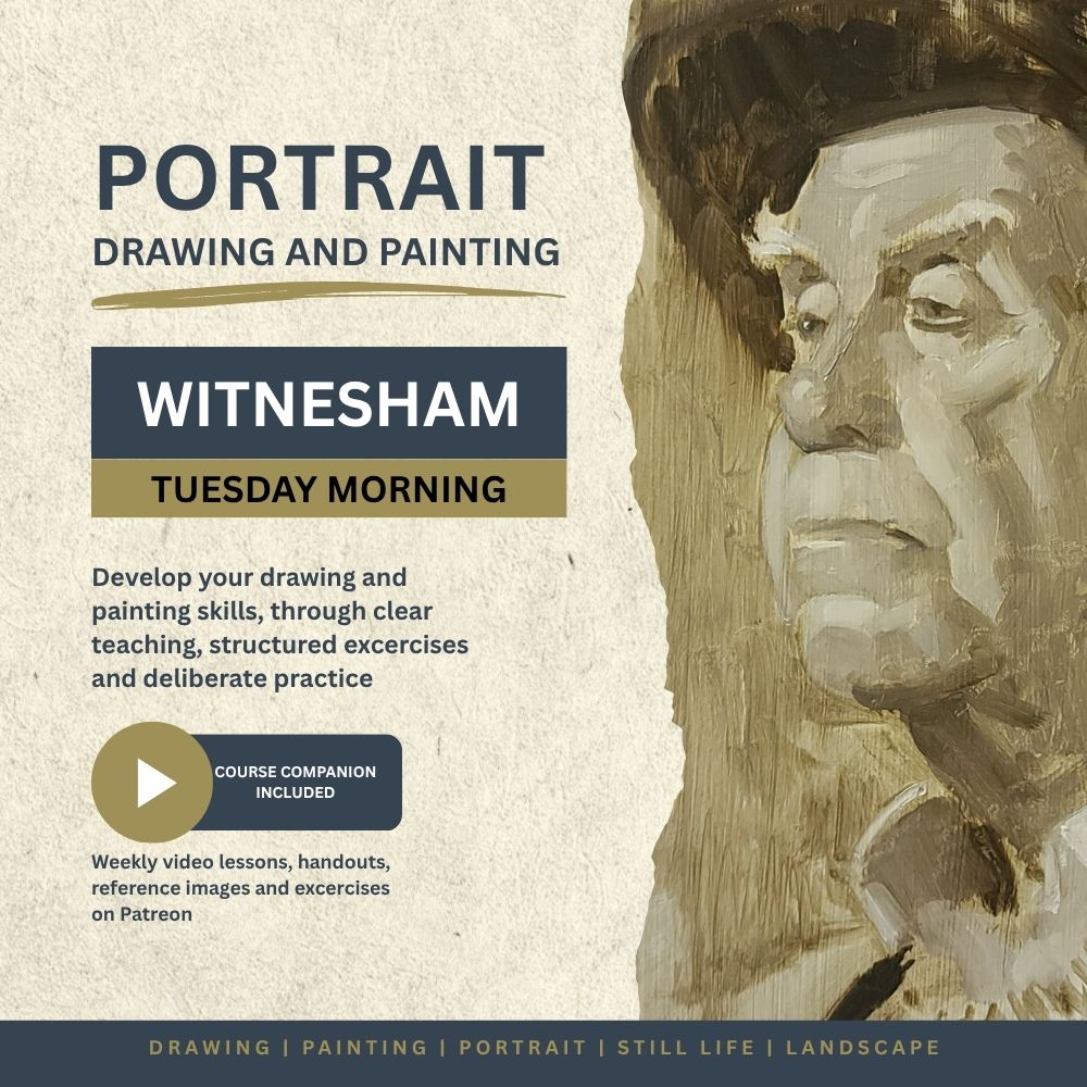 12-Week Portrait Drawing & Painting Course — Witnesham