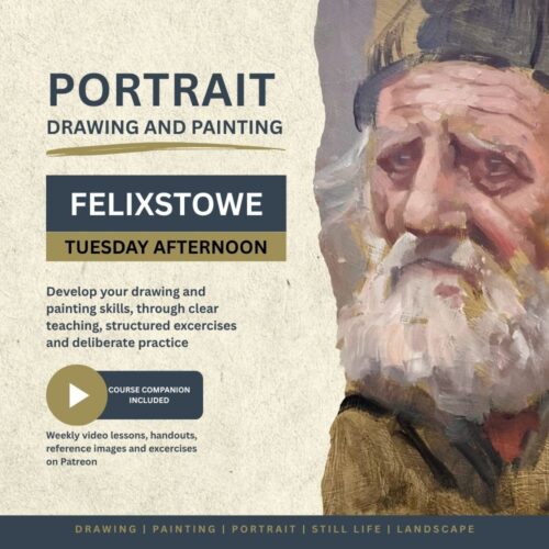 12-Week Portrait Drawing & Painting Course — Felixstowe