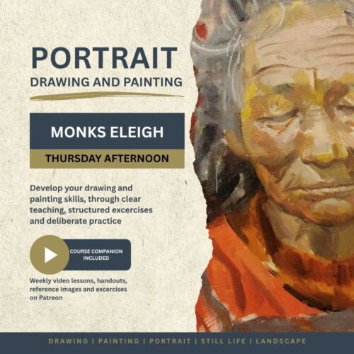 12-Week Portrait Drawing & Painting Course — Monks Eleigh