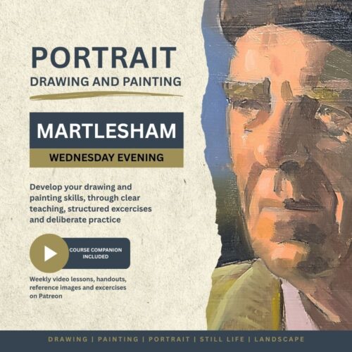 12-Week Portrait Drawing & Painting Course — Martlesham Evening Class